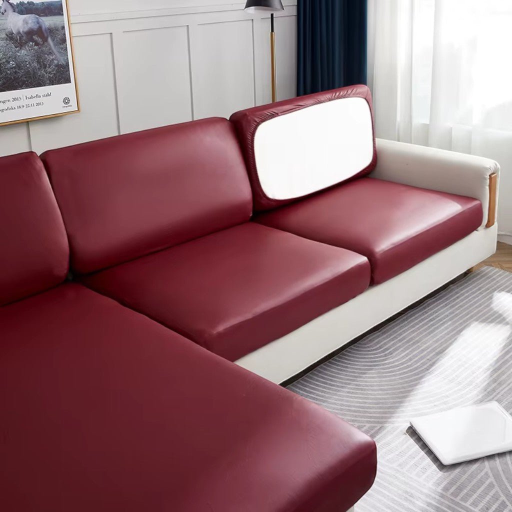 Waterproof PU Leather Sofa Cushion Cover Stretch Non-Slip - Tegulane Global