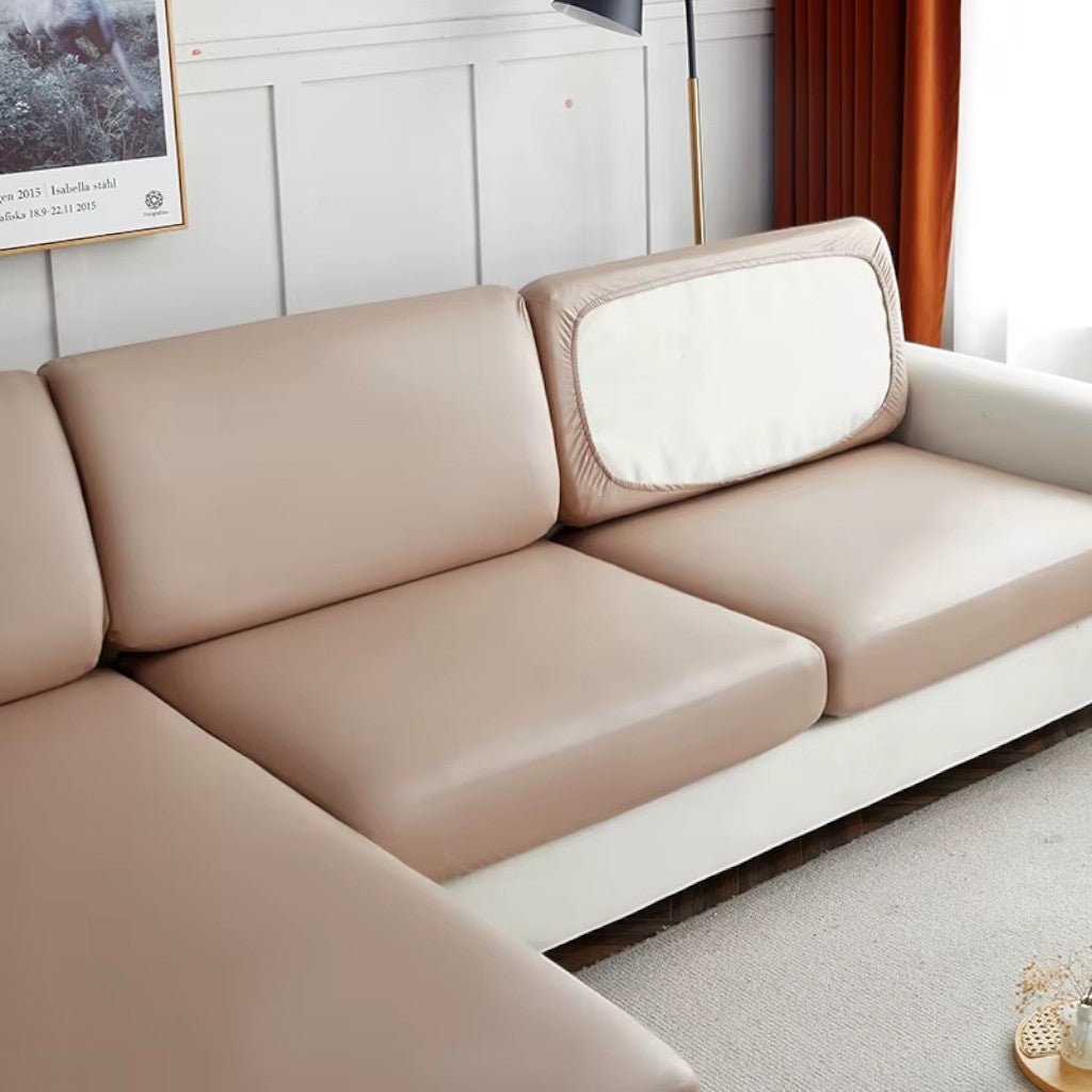 Waterproof PU Leather Sofa Cushion Cover Stretch Non-Slip - Tegulane Global