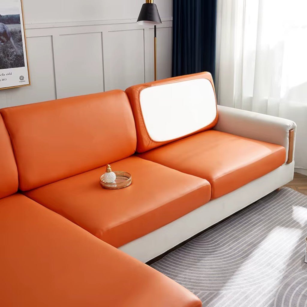 Waterproof PU Leather Sofa Cushion Cover Stretch Non-Slip - Tegulane Global