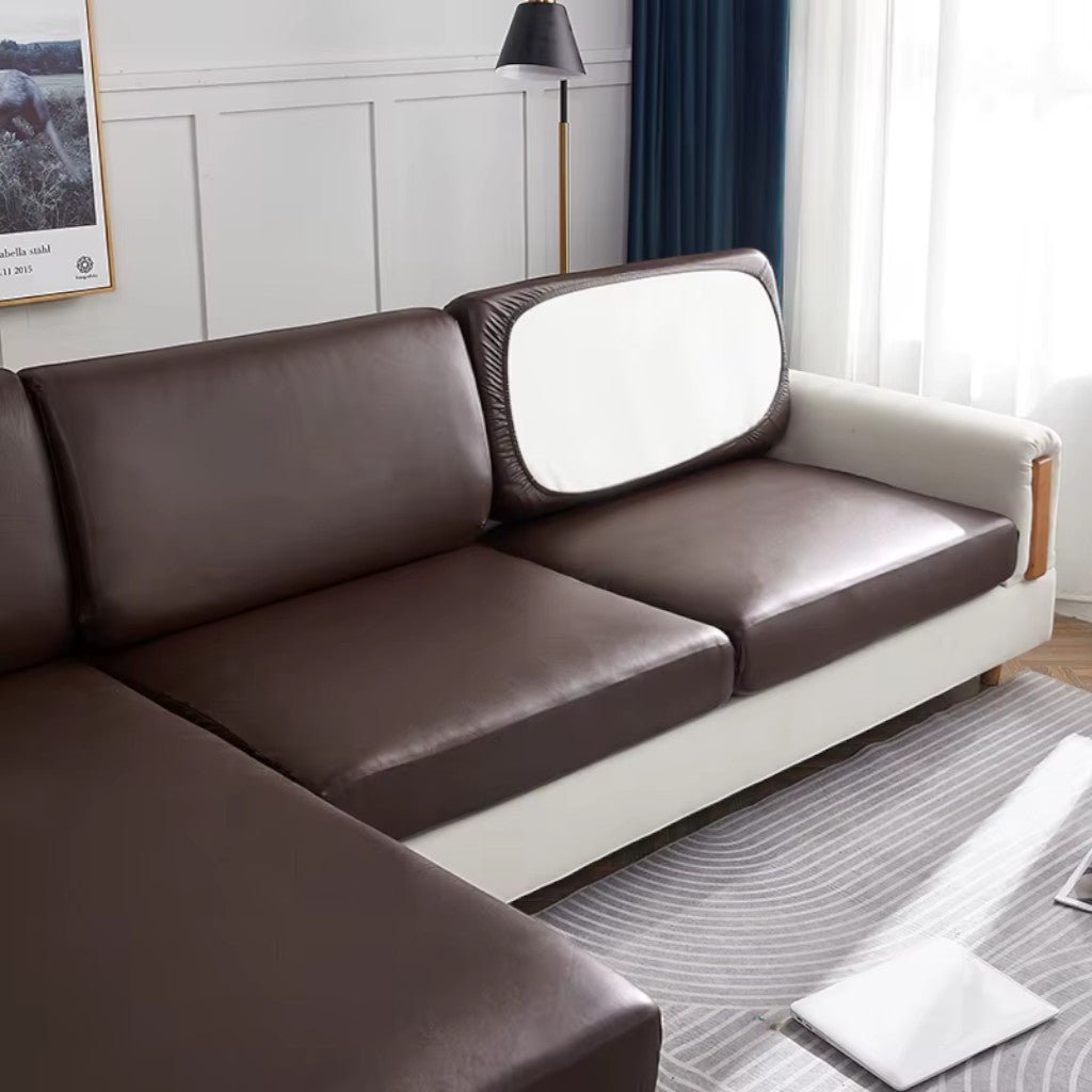Waterproof PU Leather Sofa Cushion Cover Stretch Non-Slip - Tegulane Global