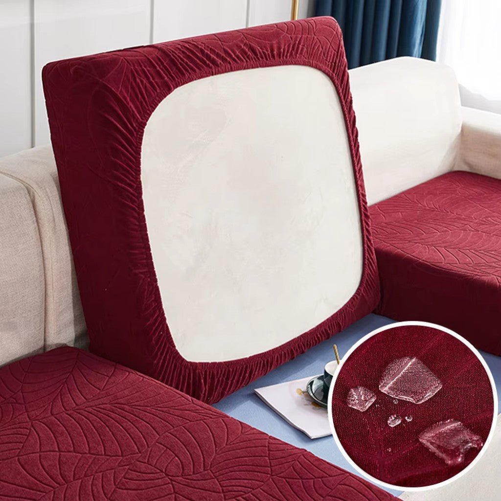 Waterproof Sofa Cushion Cover Stretch Chenille - Non-Slip Elastic Fit - Tegulane Global