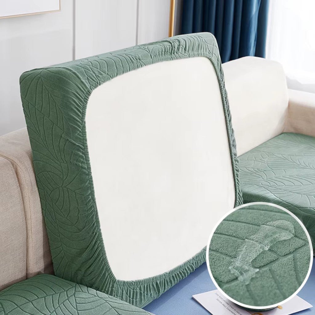 Waterproof Sofa Cushion Cover Stretch Chenille - Non-Slip Elastic Fit - Tegulane Global