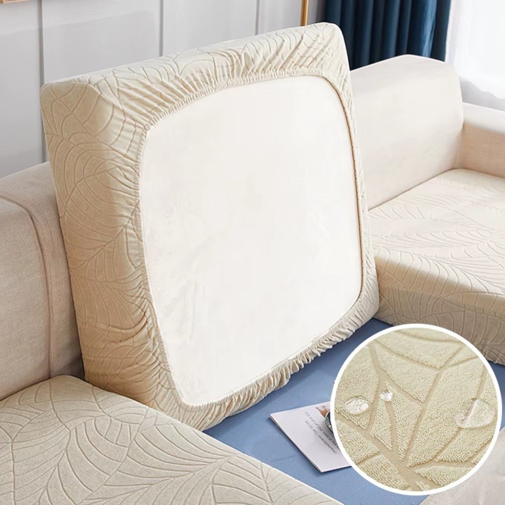 Waterproof Sofa Cushion Cover Stretch Chenille - Non-Slip Elastic Fit - Tegulane Global