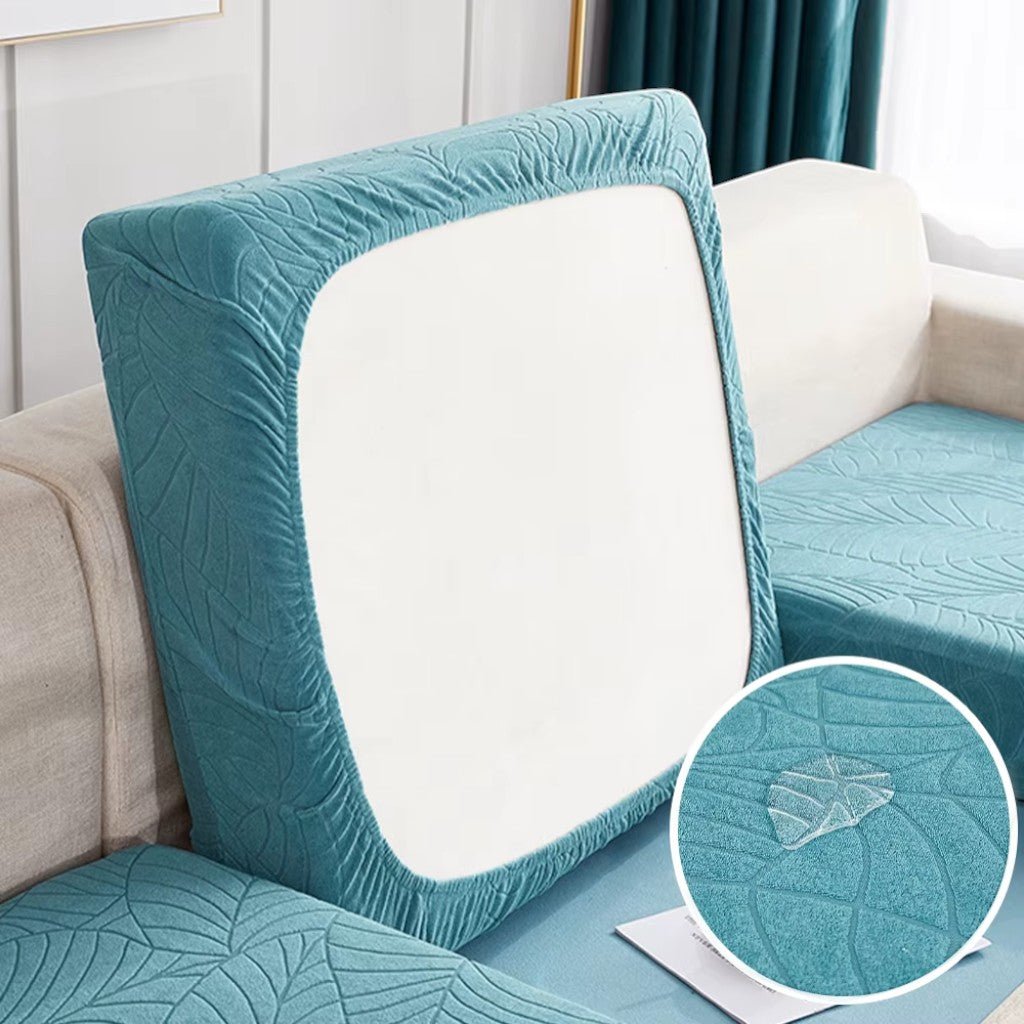 Waterproof Sofa Cushion Cover Stretch Chenille - Non-Slip Elastic Fit - Tegulane Global