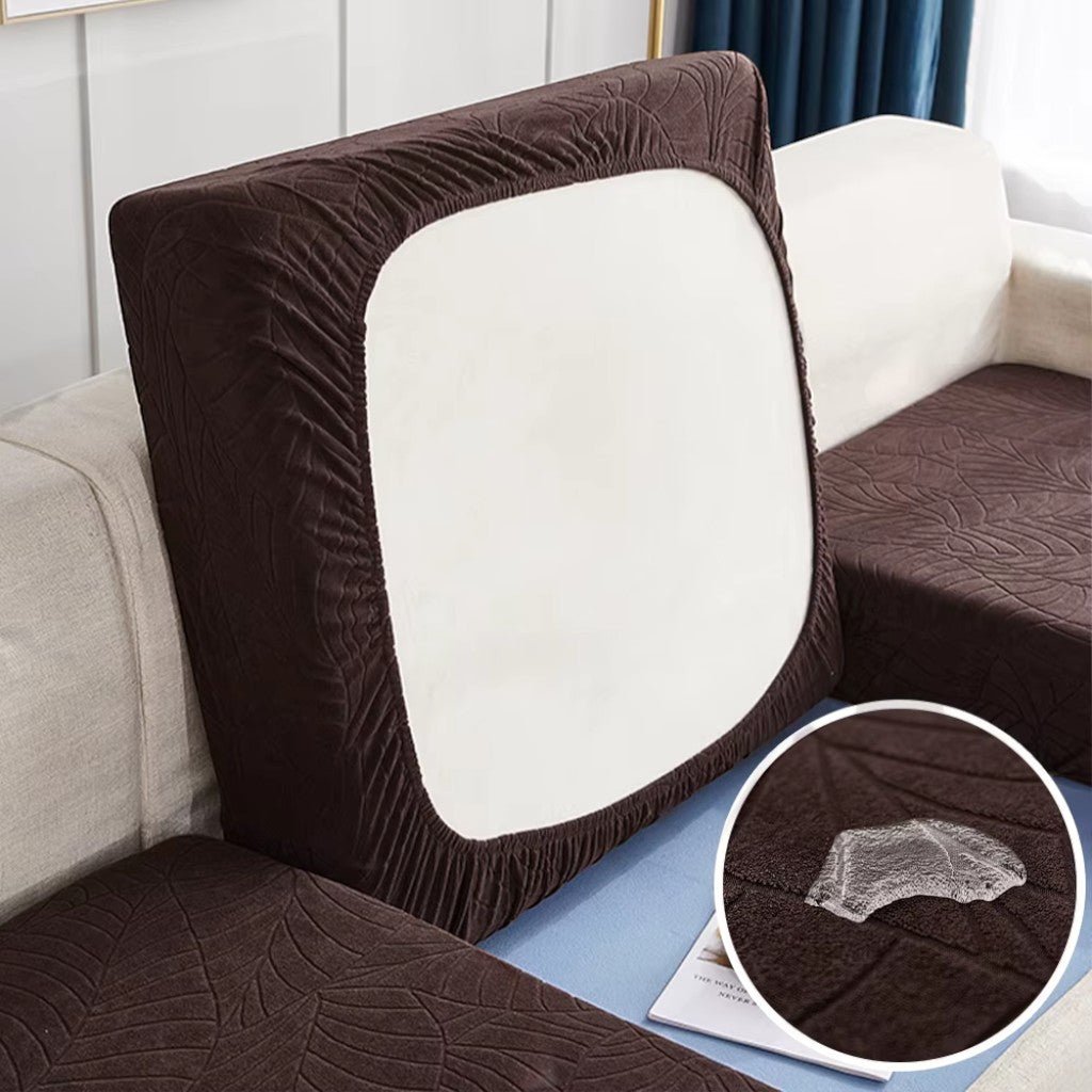 Waterproof Sofa Cushion Cover Stretch Chenille - Non-Slip Elastic Fit - Tegulane Global