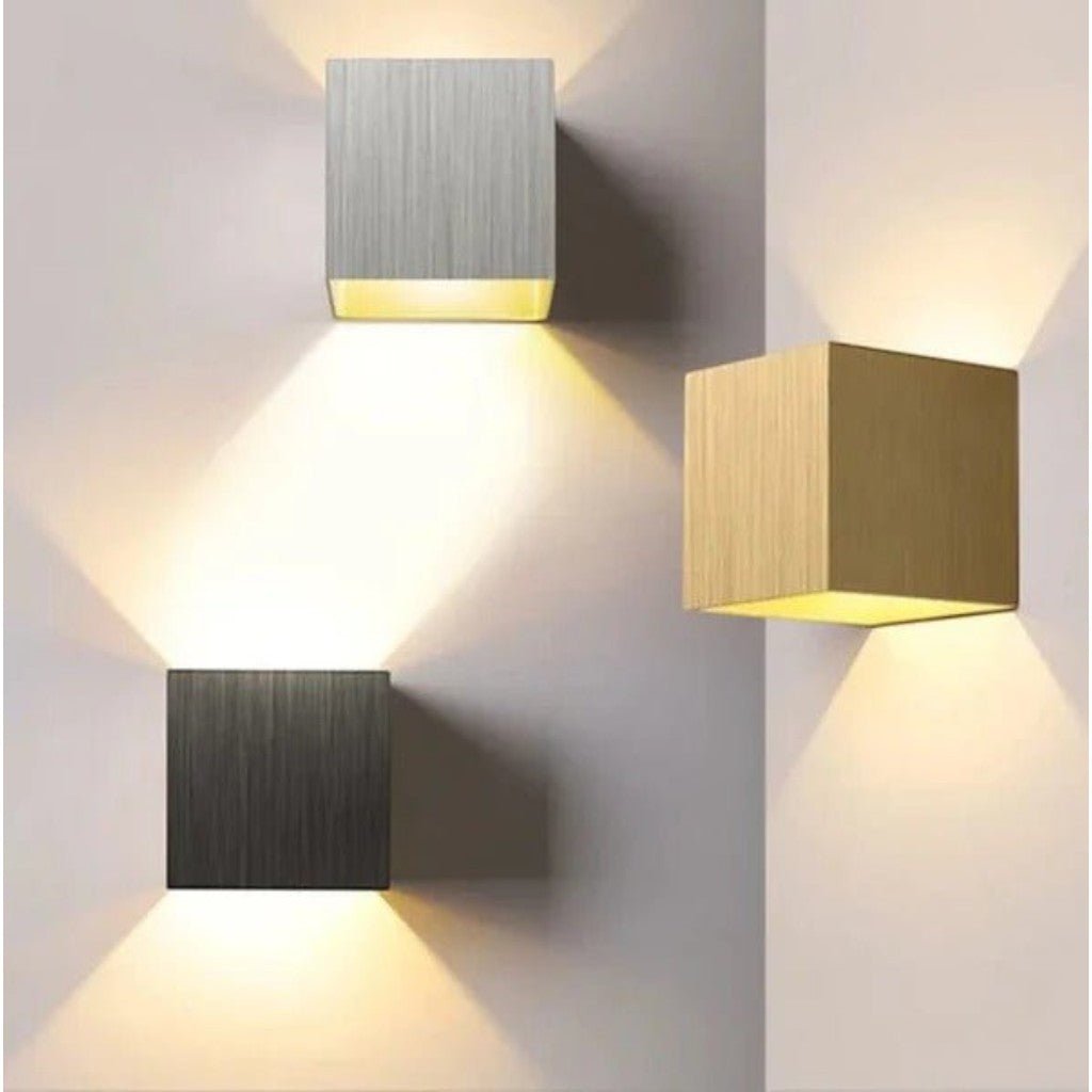 Weatherproof Cube Up Down Wall Light - Tegulane Global