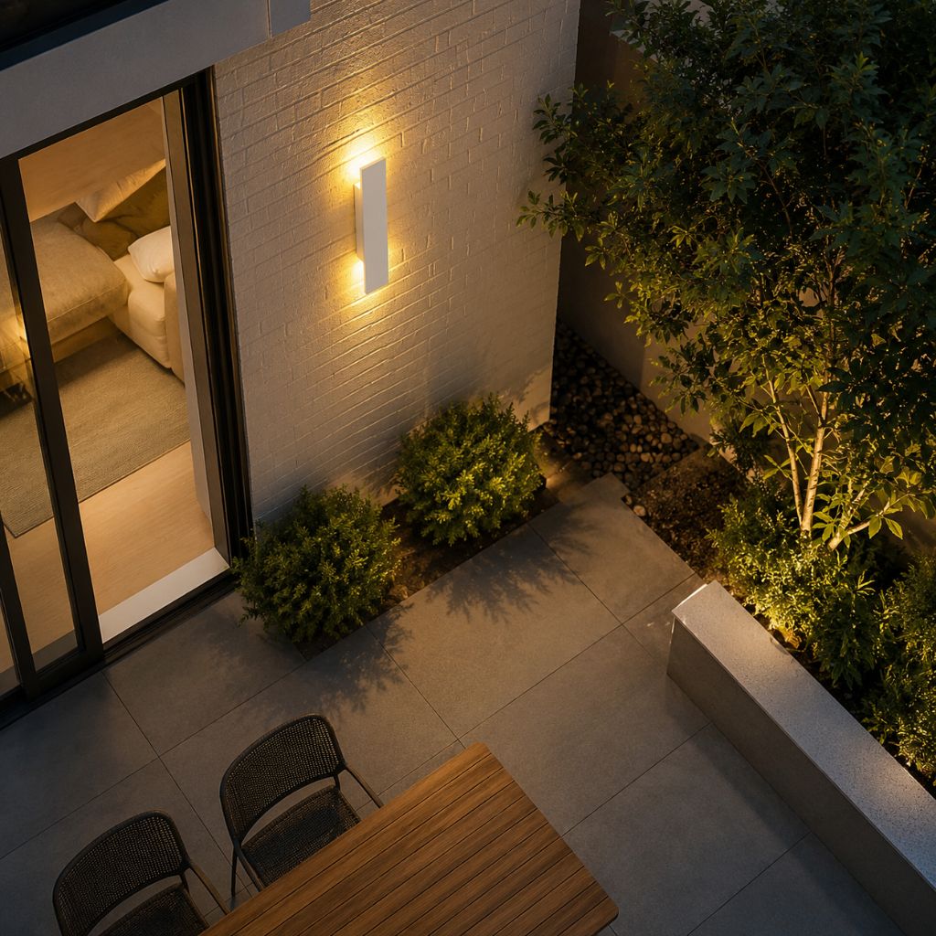 White Weatherproof LED Wall Lights - Outdoor Style and Durability - Tegulane Global