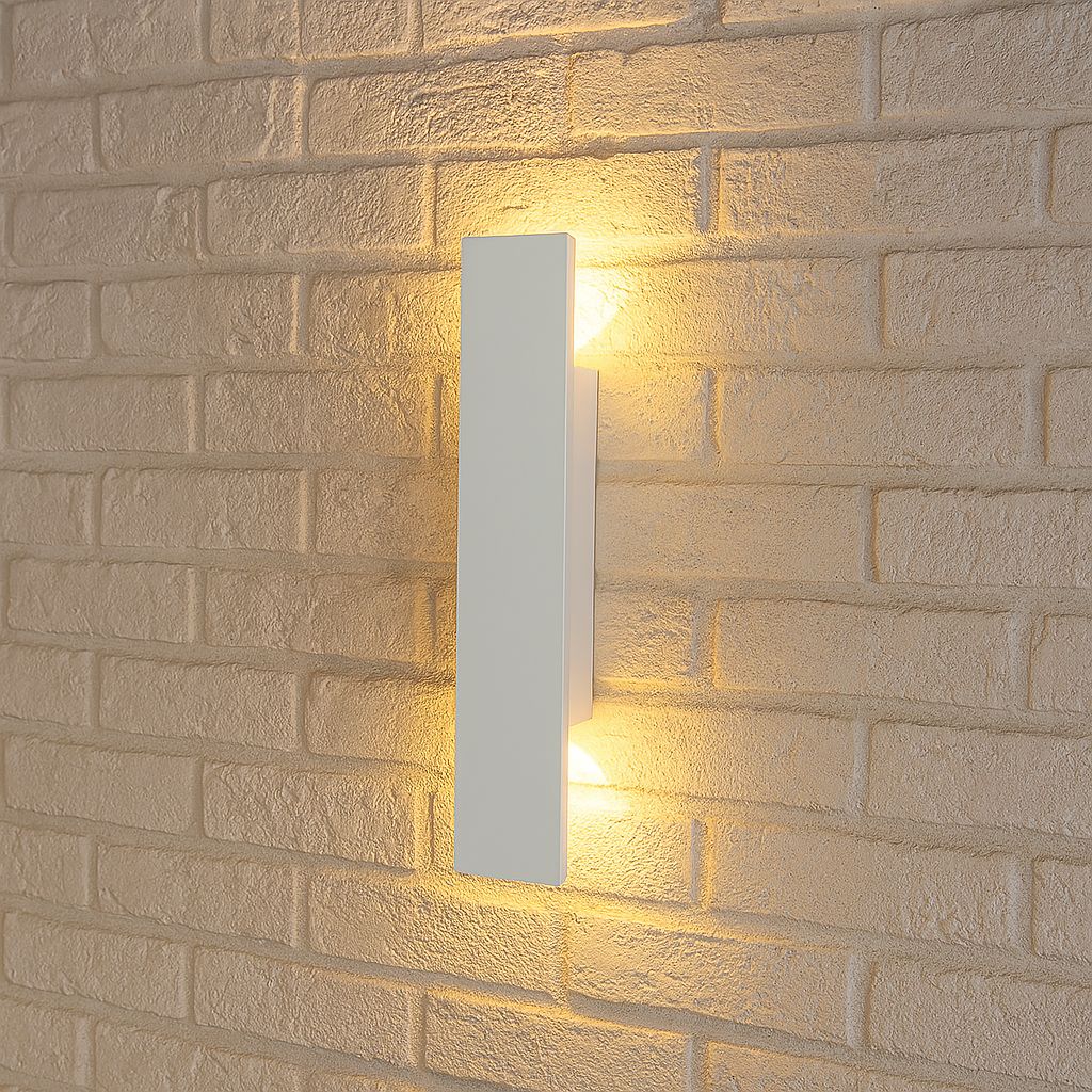 White Weatherproof LED Wall Lights - Outdoor Style and Durability - Tegulane Global