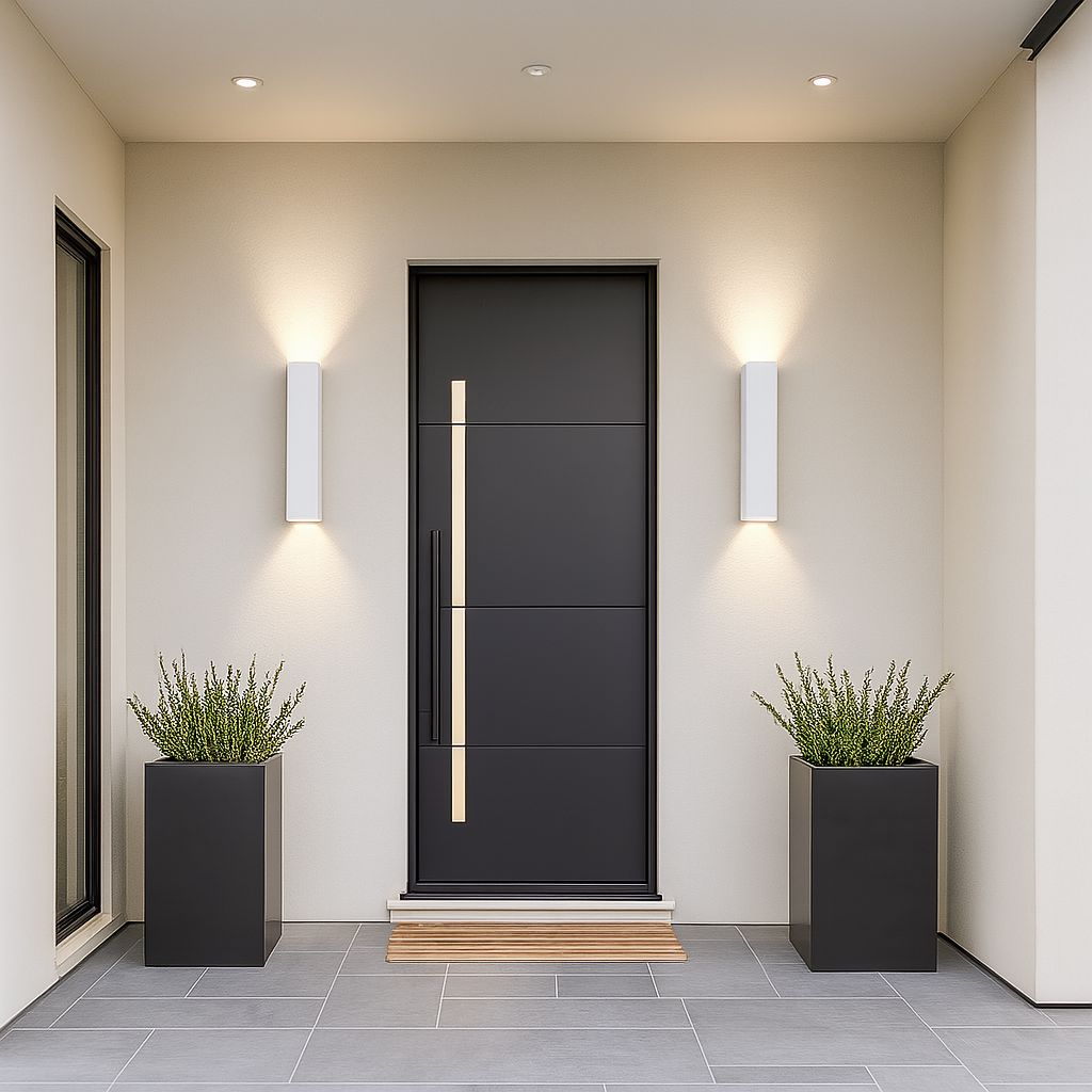 White Weatherproof LED Wall Lights - Outdoor Style and Durability - Tegulane Global