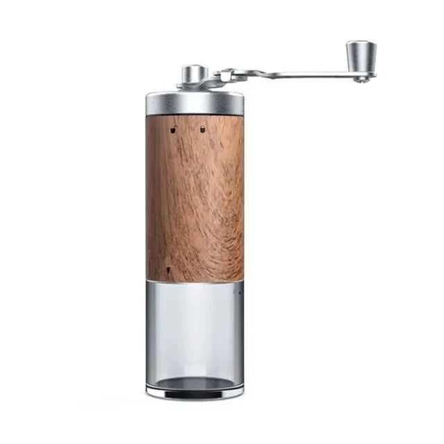 Wooden Hand-Crank Coffee Grinder with Ceramic Core - Tegulane Global
